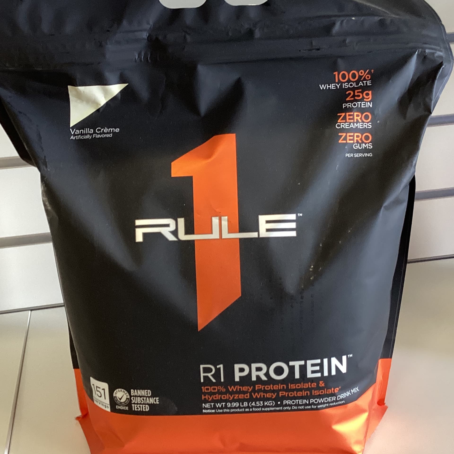 R1 PROTEIN 151 serves vanilla crème