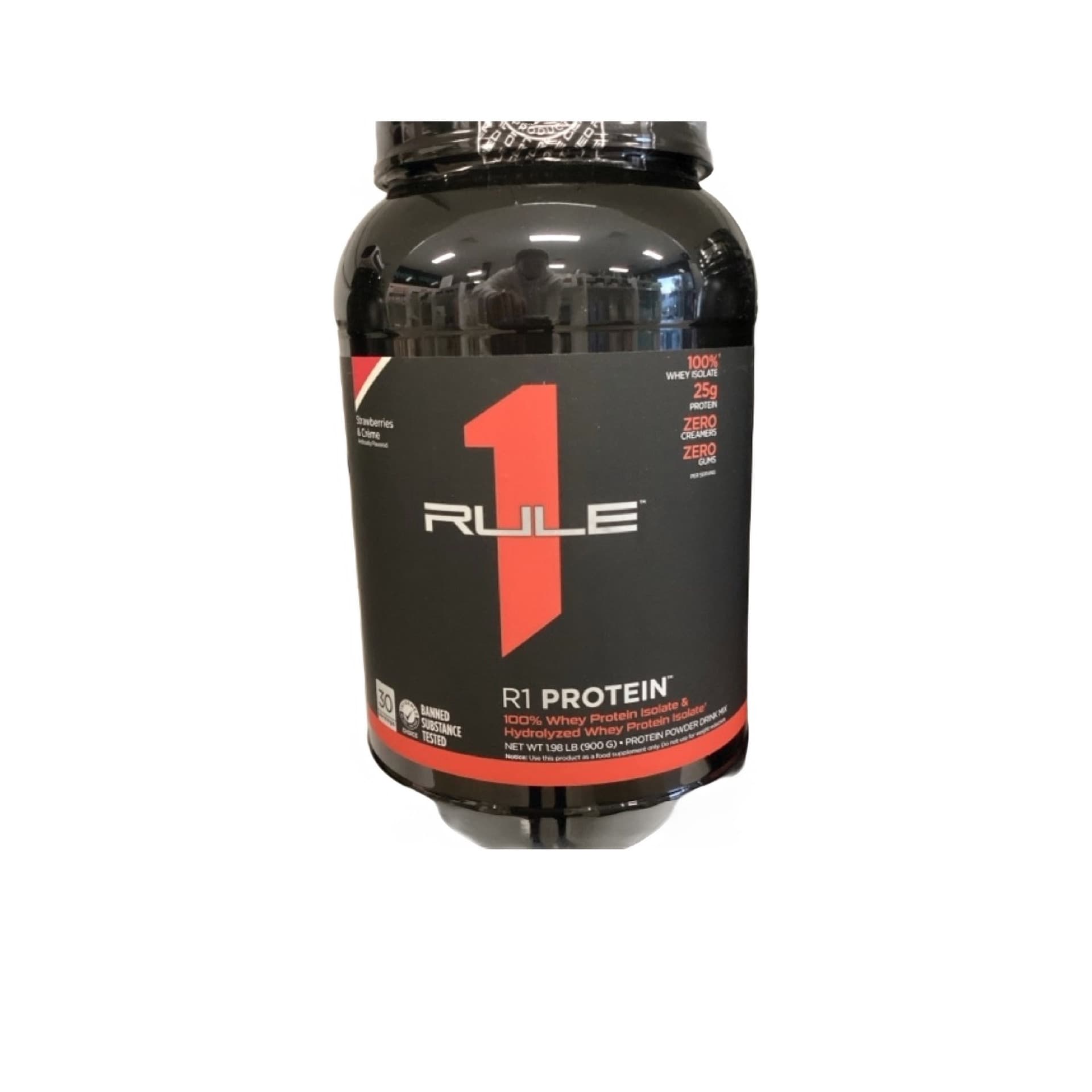 R1 PROTEIN WHEY ISOLATE 2LB STRAWBERRIES & CREME 30 SERV*