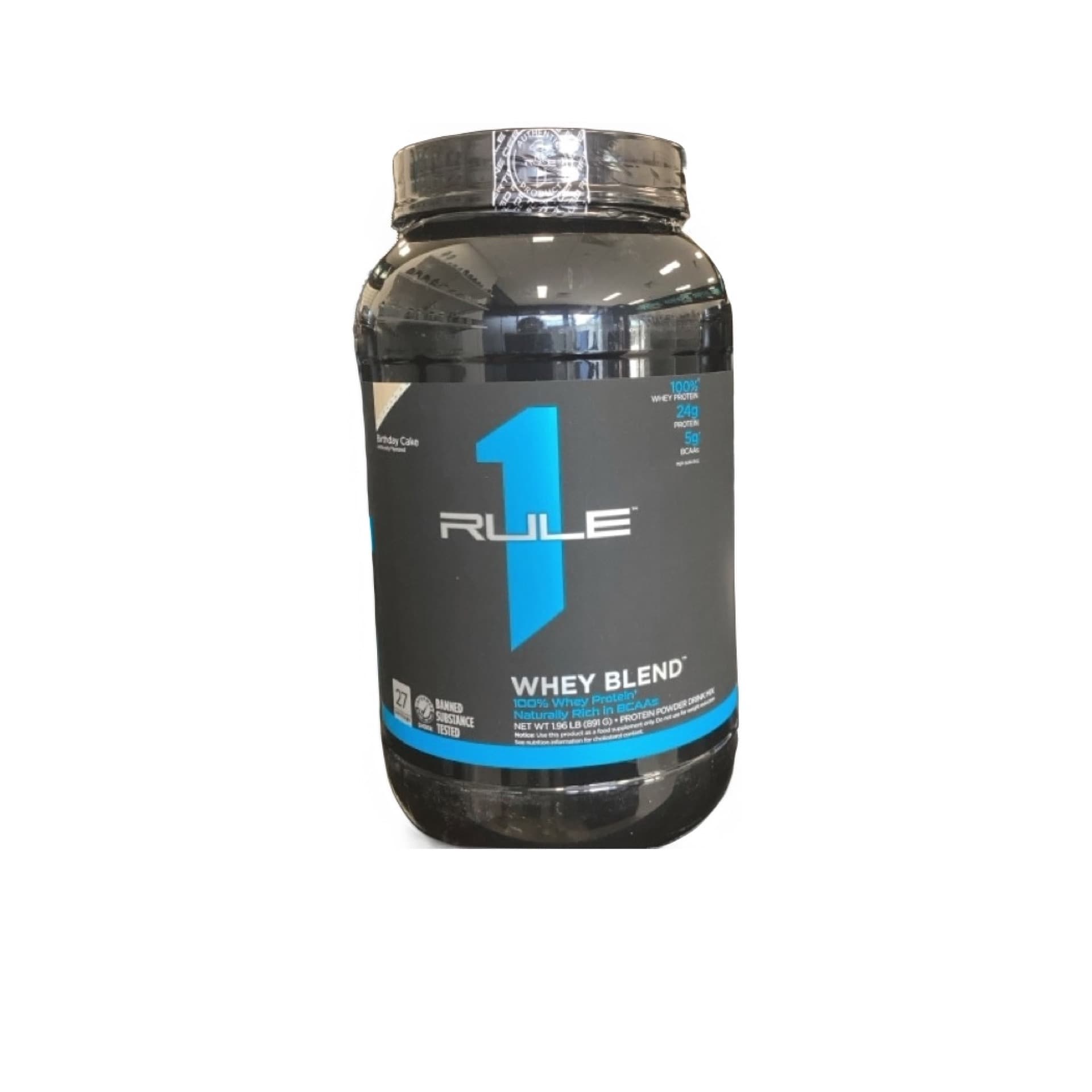R1 WHEY PROTEIN 2LB BIRTHDAY CAKE 27 SERV