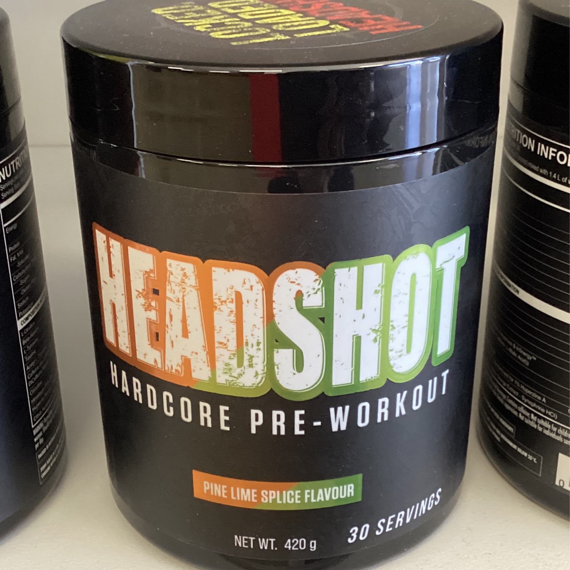 Headshot Hardcore Pre-Workout - Pine Lime Splice
