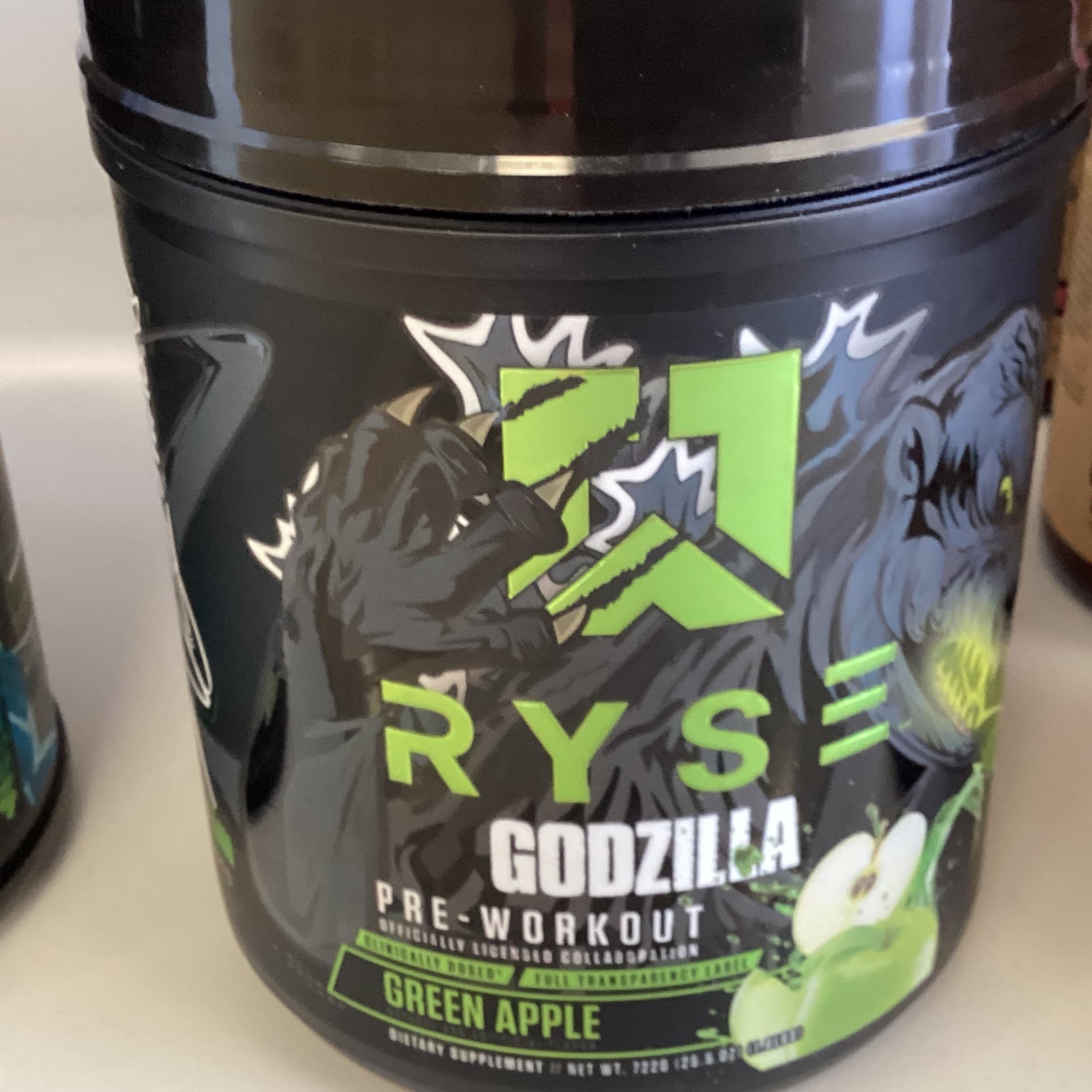 Ryse Godzilla Pre-Workout - Green Apple