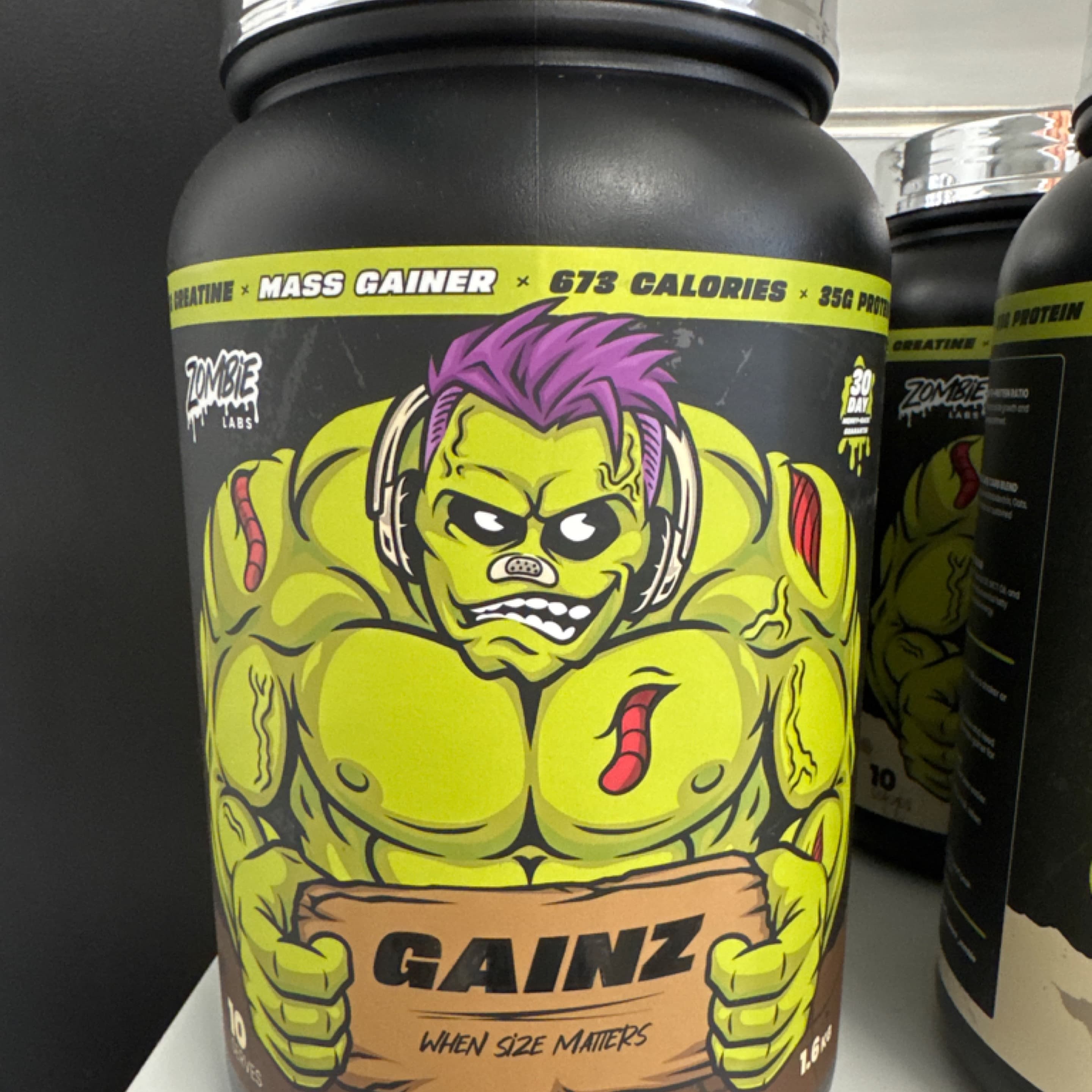 Zombie Labs Gainz - Mass Gainer + Creatine Chaotic Choc