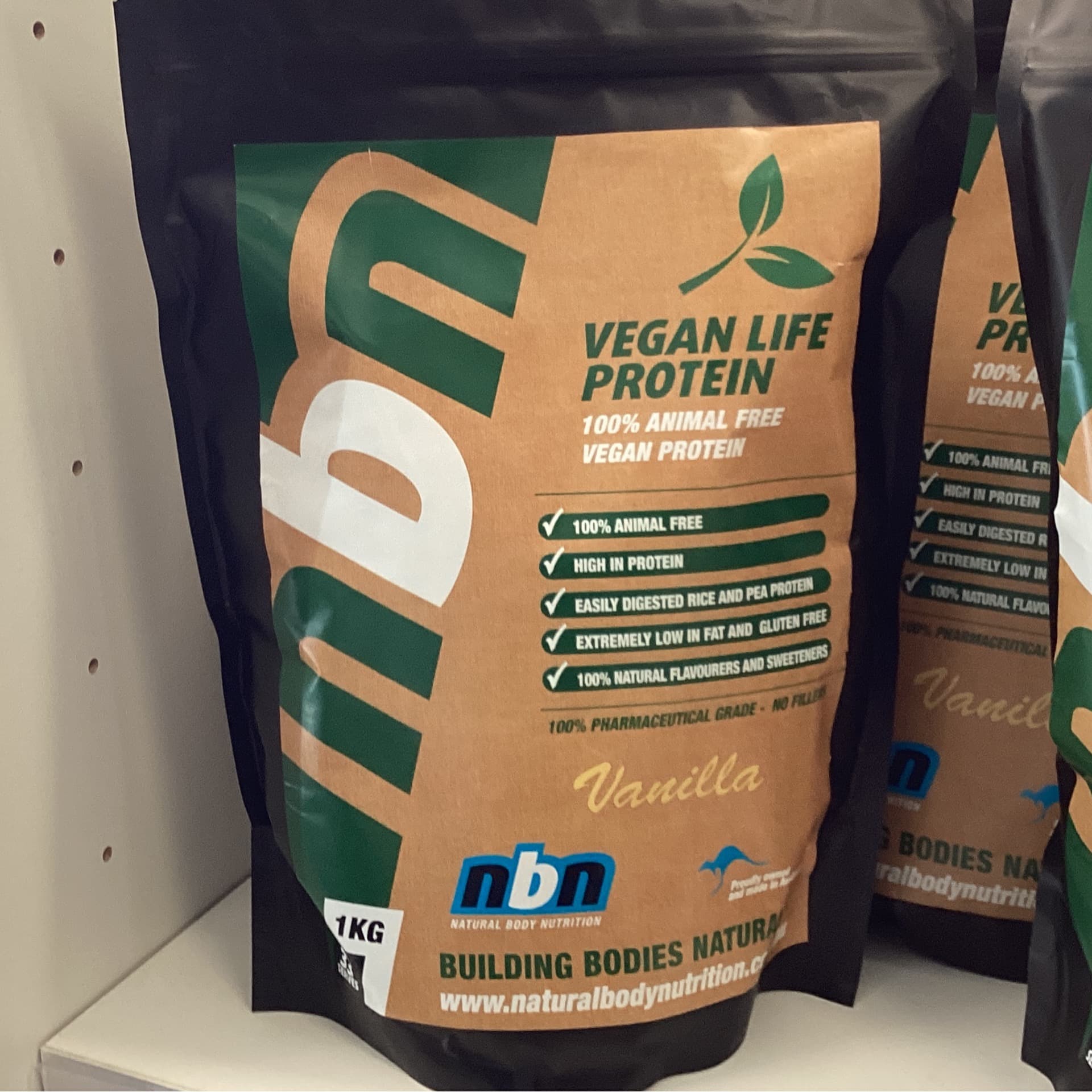 NBN vegan life protein vanilla 1KG
