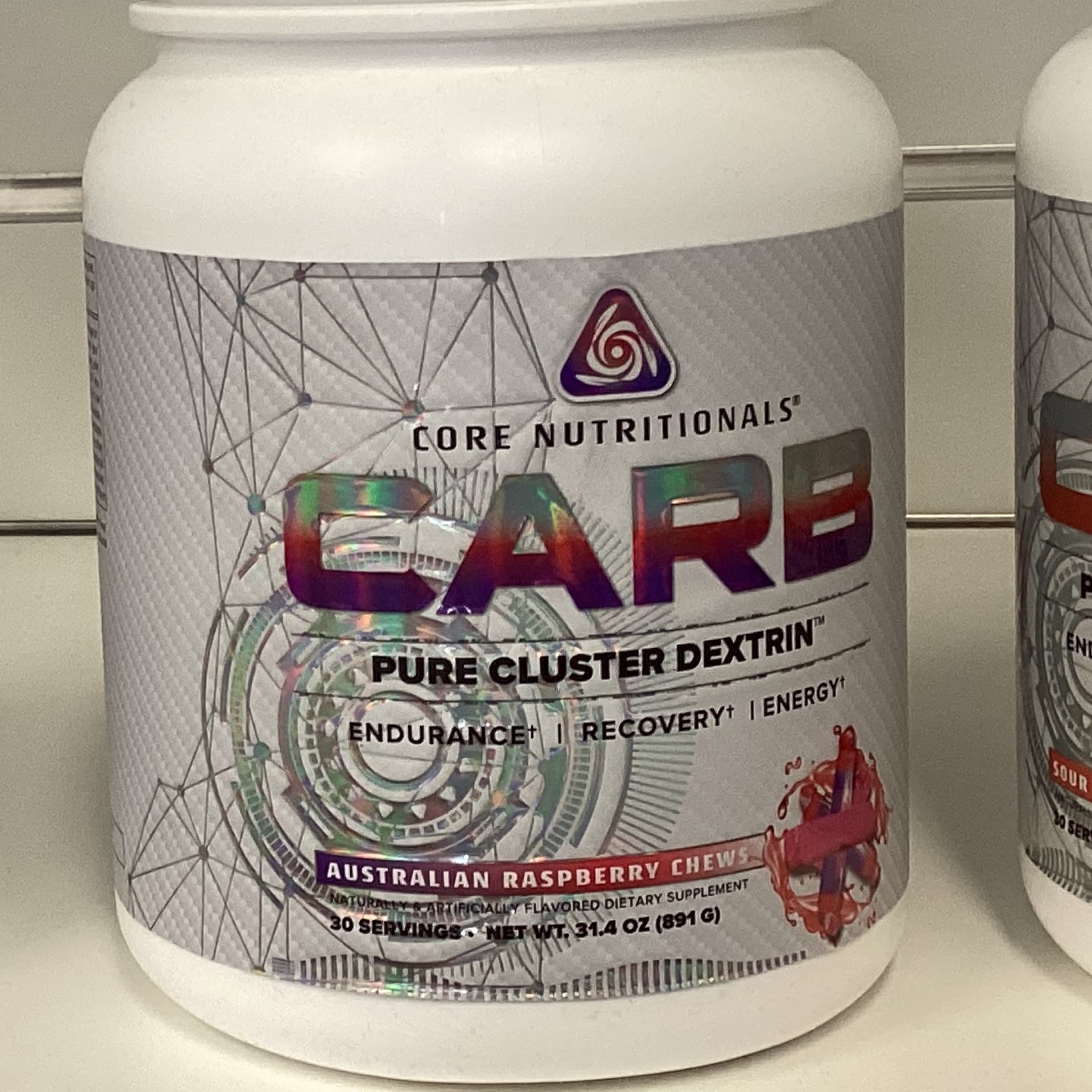 Core nutritionals carb - Australian raspberry chews