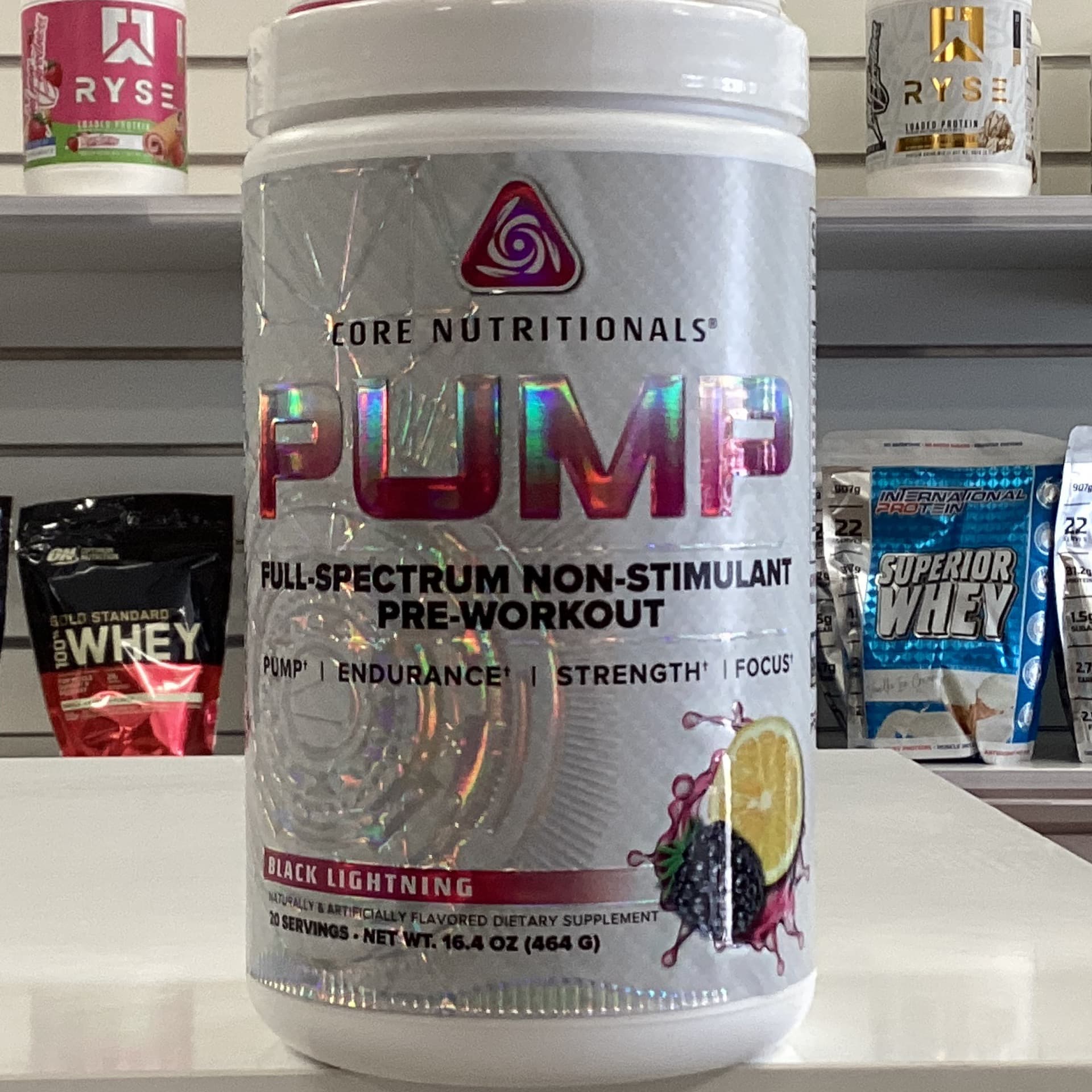 Core nutritionals pump - black lightning