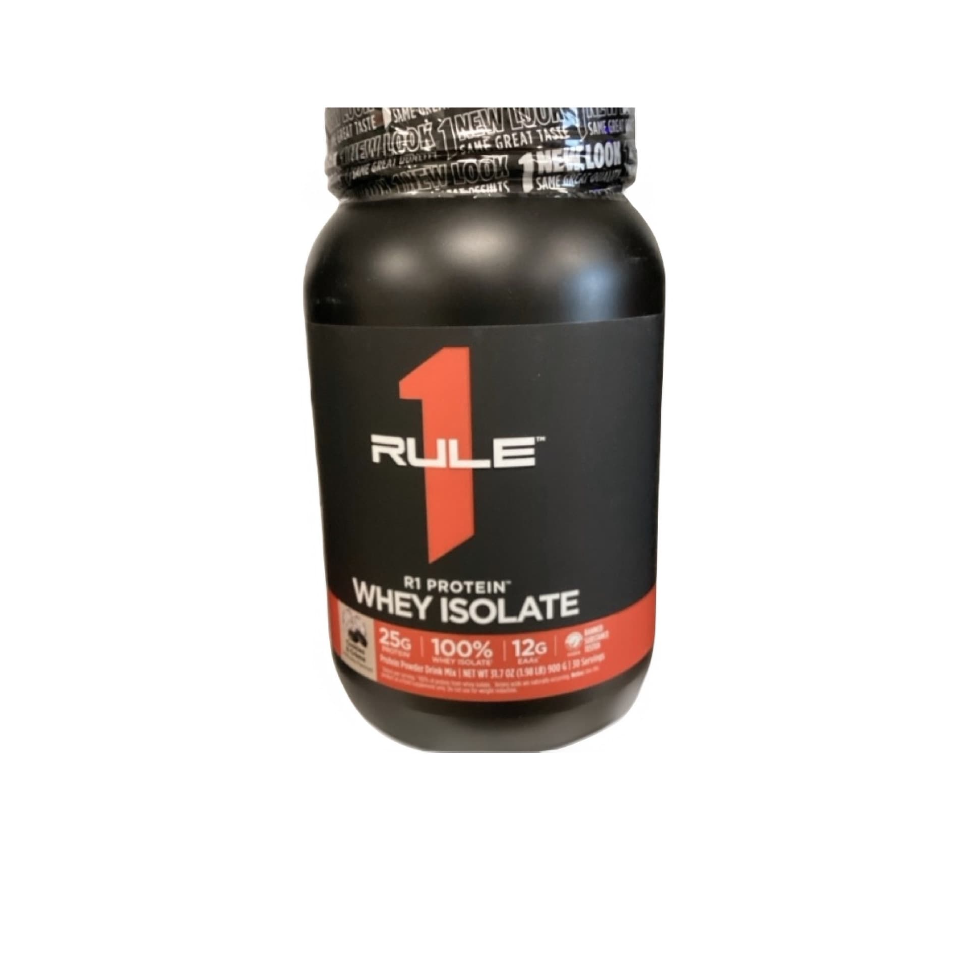 R1 PROTEIN WHEY ISOLATE 2LB COOKIES & CREME 30 SERV*