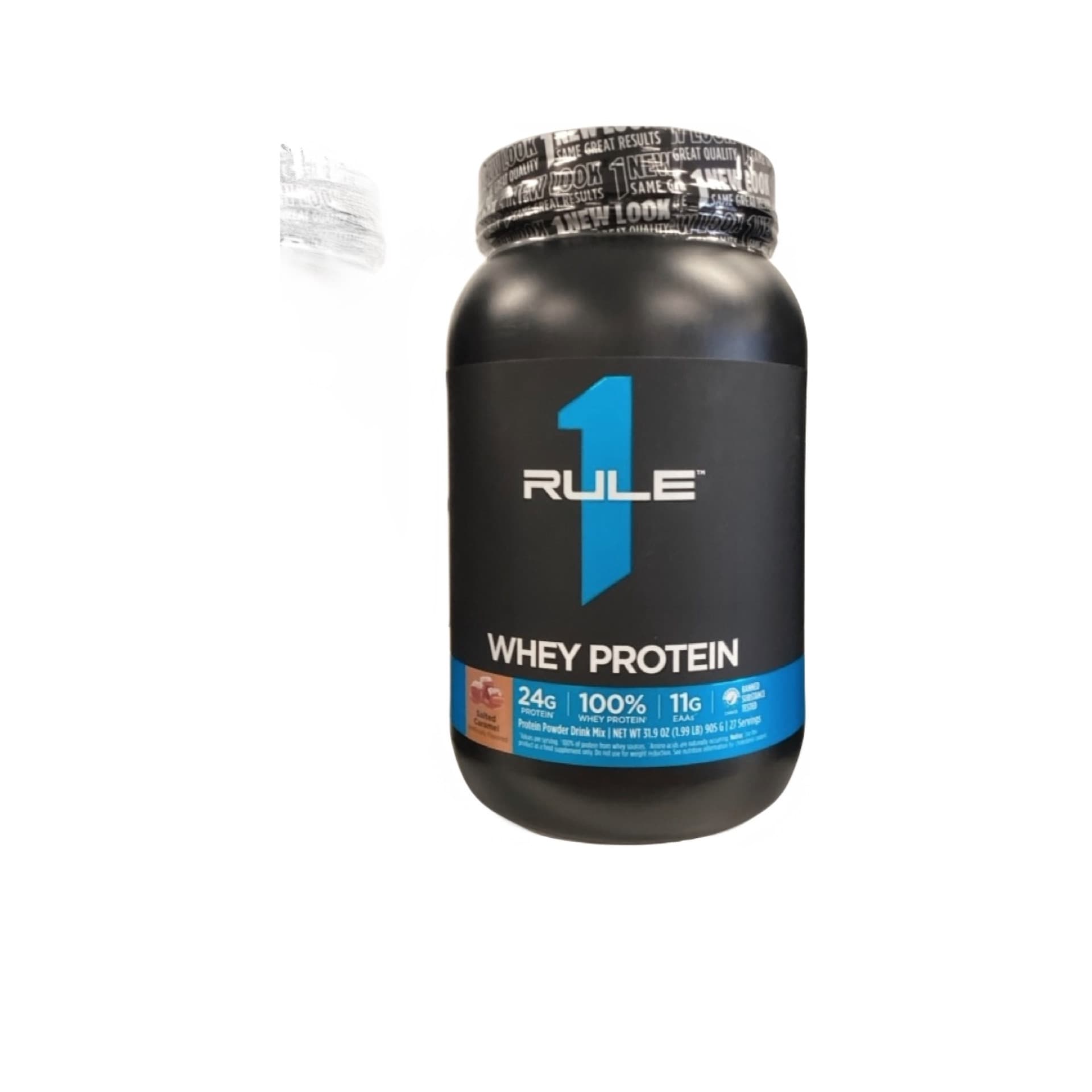 R1 WHEY PROTEIN 2LB SALTED CARAMEL 27 SERV