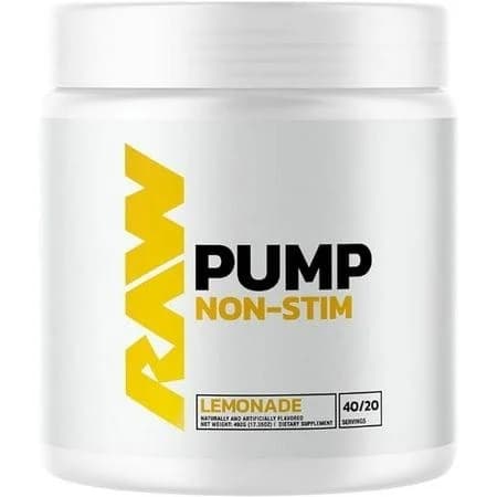 Raw Pump non-stim workout Lemonade