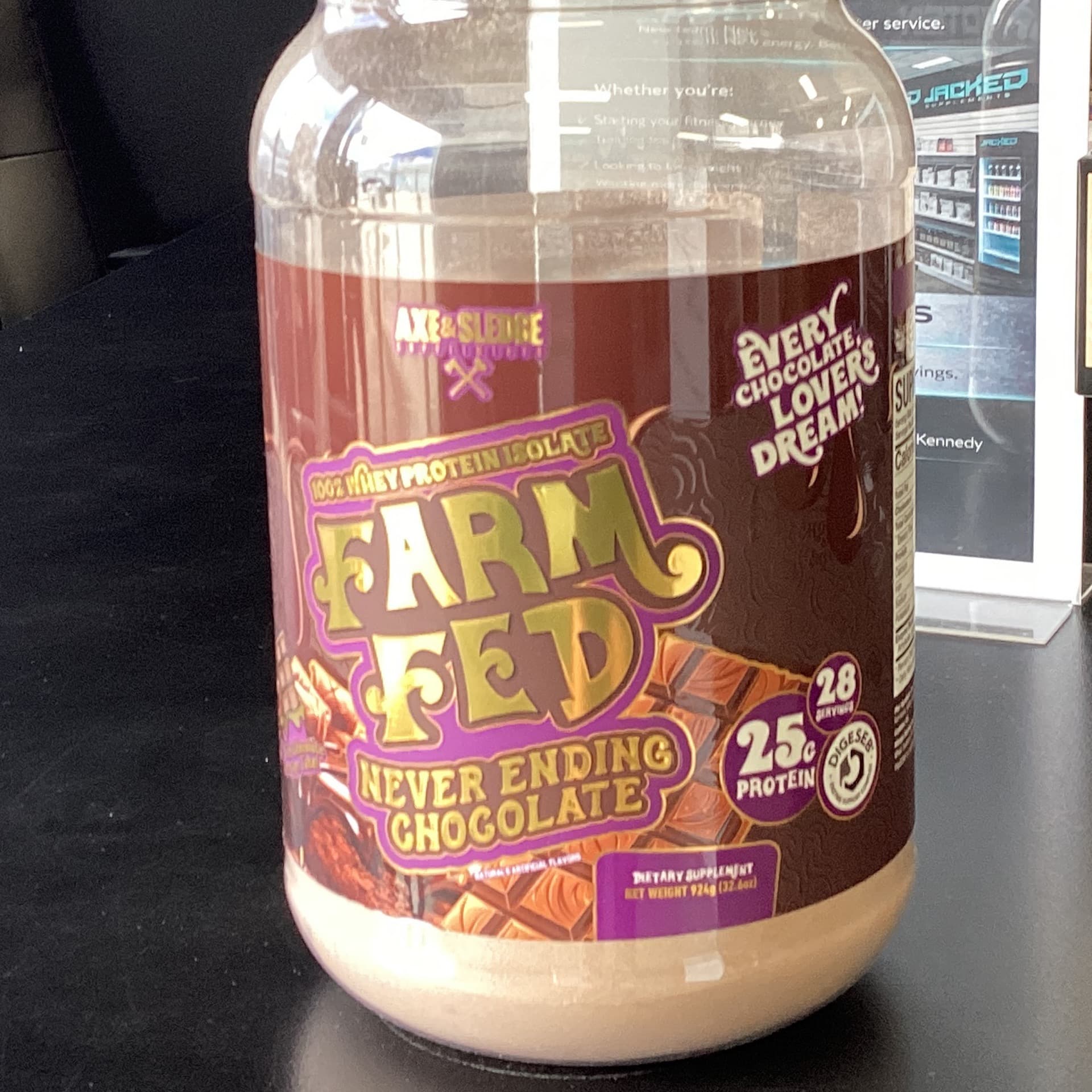 Axe & Sledge Farm Fed never ending Choc