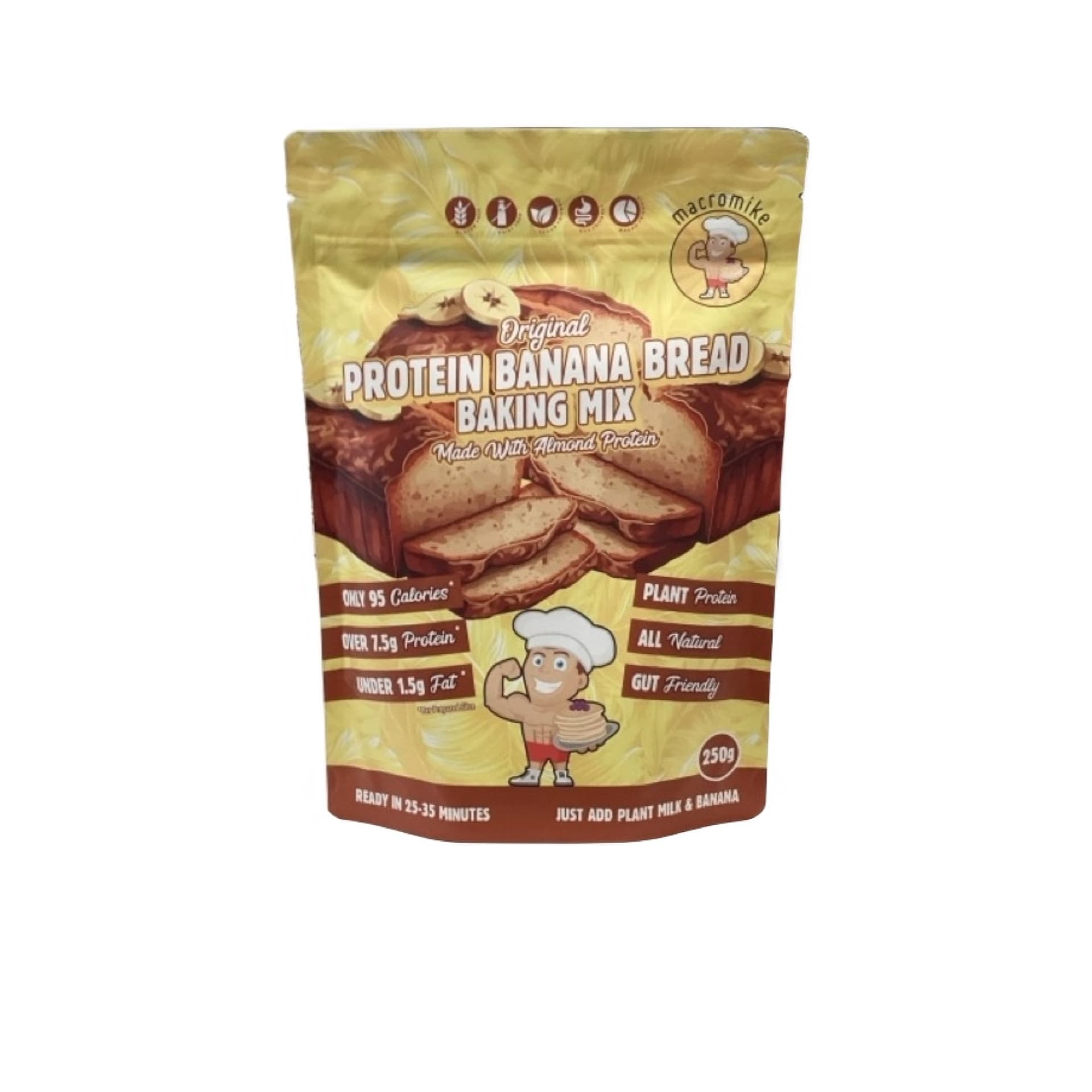 Macro Mike Protein Banana Bread Mix Original 250g