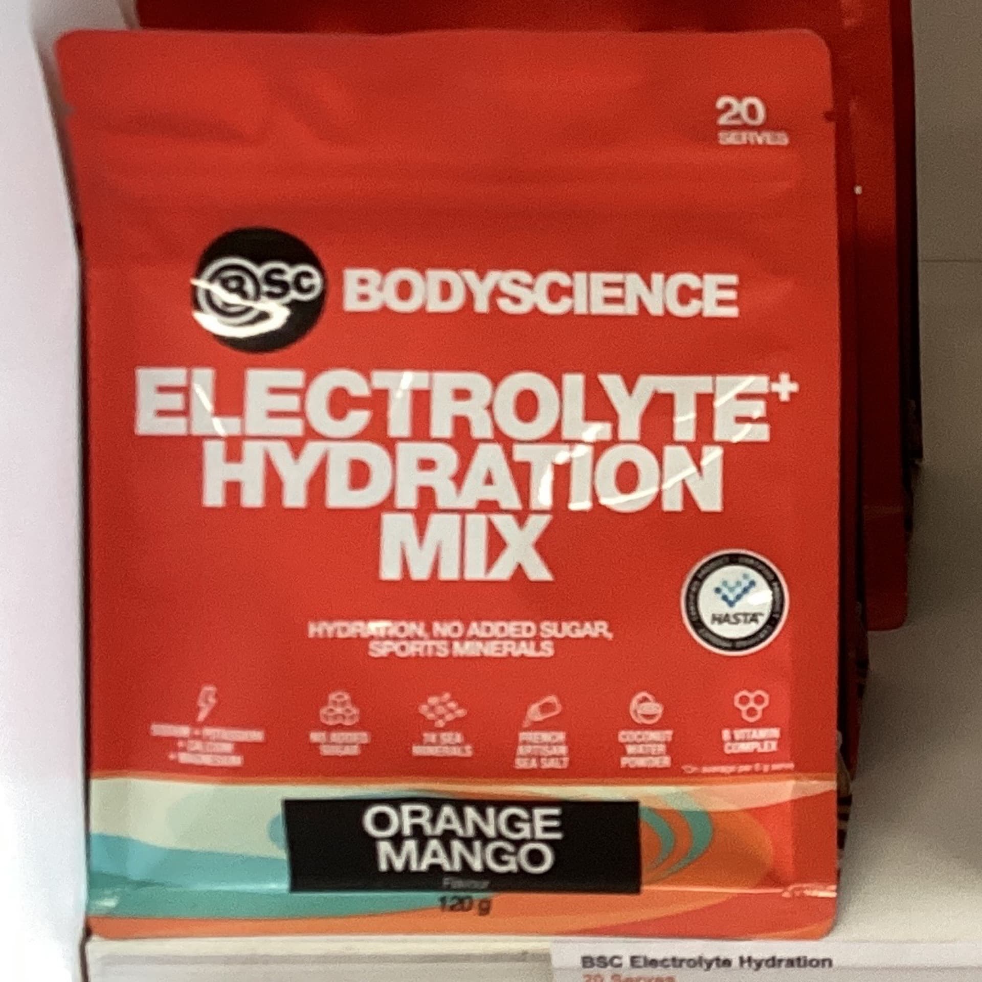 Bsc electrolytes hydration mix - orange mango